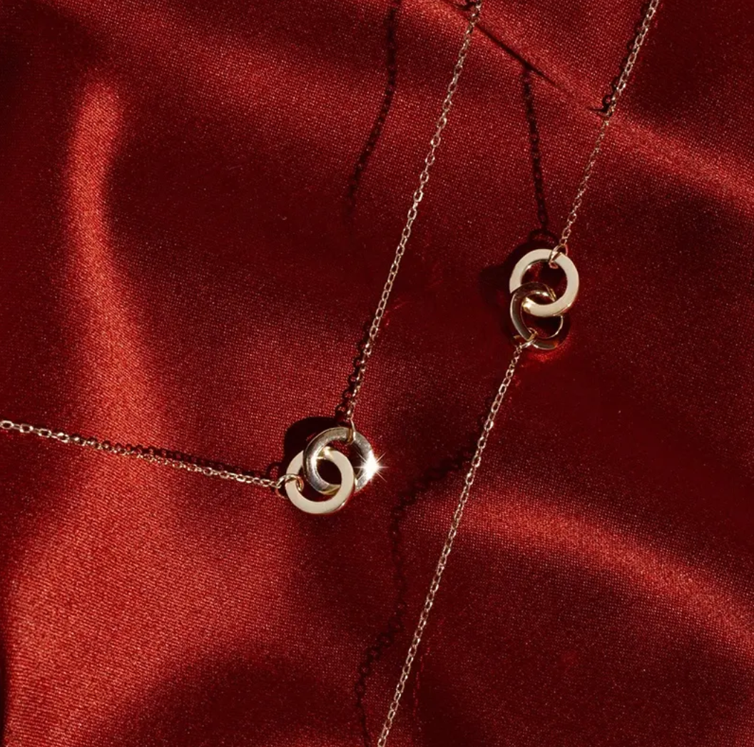 Interlocking Rings Necklace